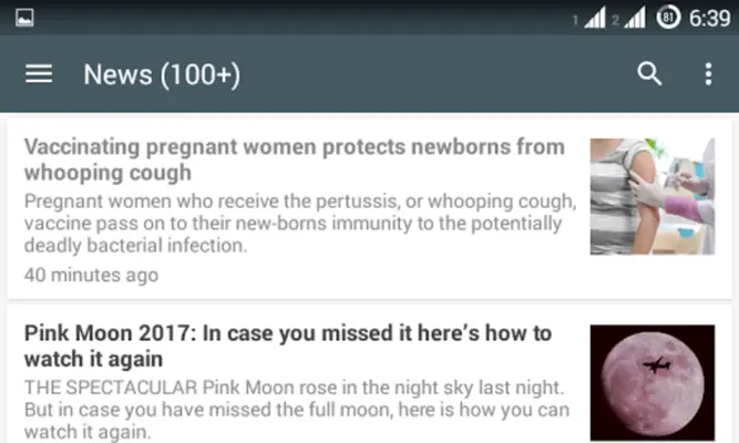 Daily Science android App screenshot 0