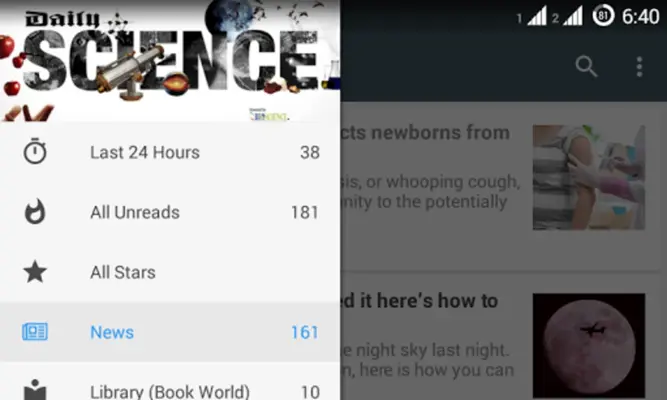 Daily Science android App screenshot 1